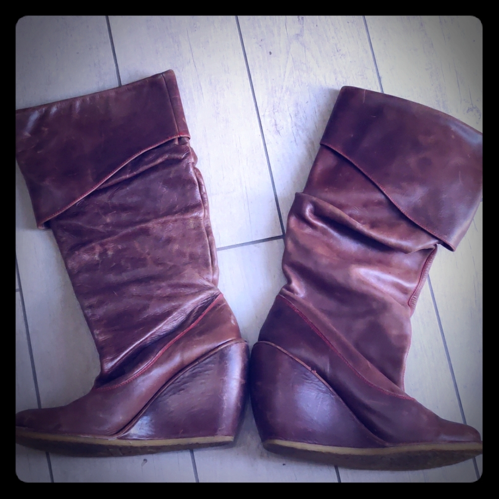 Destroy leather Boots
